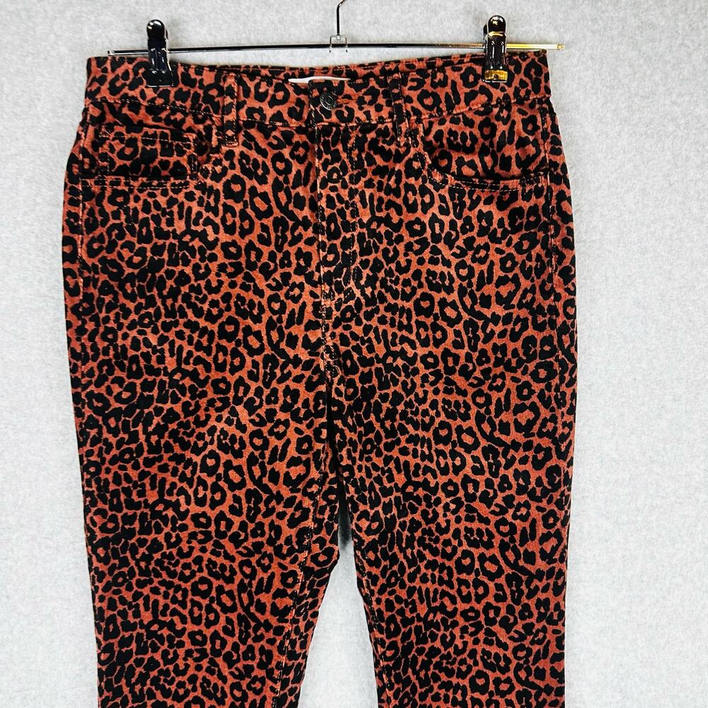 Loft Womans Sz 8 29 Cords Corduroy Pants Curvy High Waist Skinny‎ Stretch Brown - Picture 4 of 9